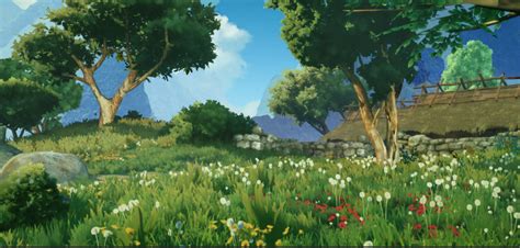 Creating Stylized Art Inspired By Ghibli Using Unreal Engine 4 Kids