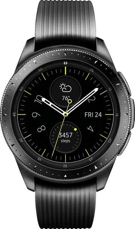 Best Buy Samsung Galaxy Watch Smartwatch 42mm Stainless Steel Midnight