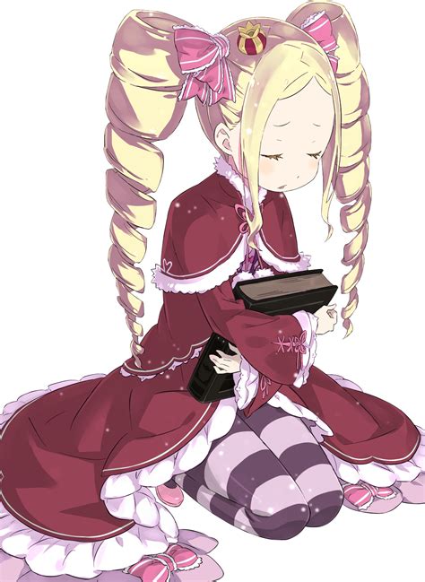 Oc Partially Colored Illustration Beatrice Rezero