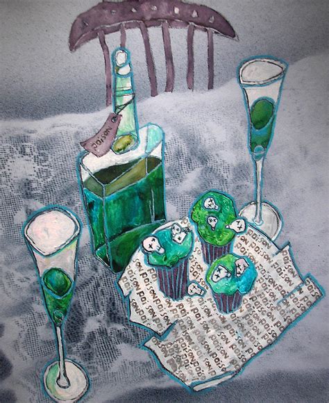 Absinthe Lovers Painting By Evgeniya Zueva