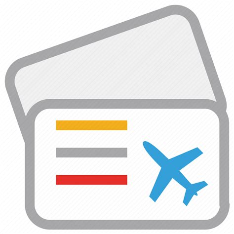 Air Ticket Airplane Ticket Flight Ticket Ticket Icon Download On