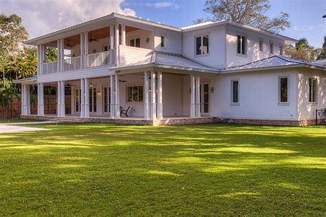 Davis Road Traditional House Exterior Miami By Mackle