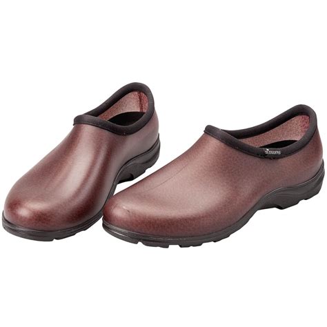 Sloggers Sloggers Mens Rain And Garden Shoes Leather Brown