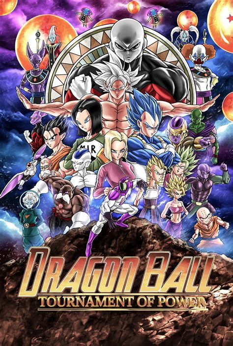 'dragon ball super' poster turns the tournament of power into 'avengers: Dragon Ball Super: Il poster trasforma il Torneo del ...