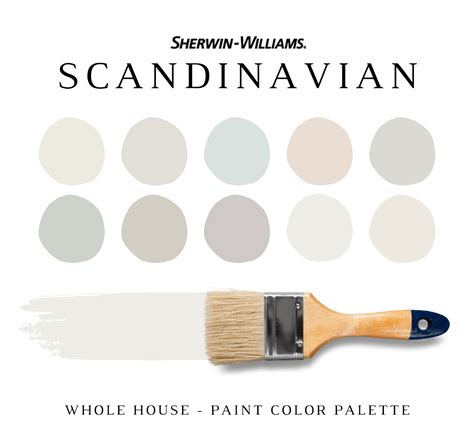 Sherwin Williams Scandinavian Color Palette Nish