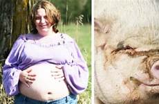 pig raped woman pregnant she boar golf claims impregnated ng tori piggy texas playing her after angie houston miniature 400lb