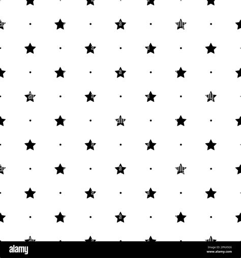 Star Seamless Pattern Repeating Geometric Stars Background Repeated