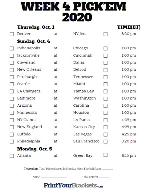 All of our free nfl football picks for today! NFL Weekly Pick 'Em 2017 - Page 2
