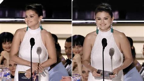 selena gomez had a wardrobe malfunction at the 2022 emmys read on people news zee news