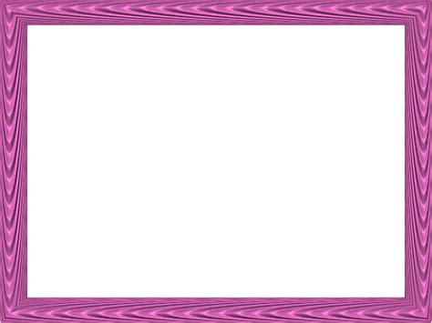 Pink Elegant Fabric Fold Embossed Frame Rectangular Powerpoint Border