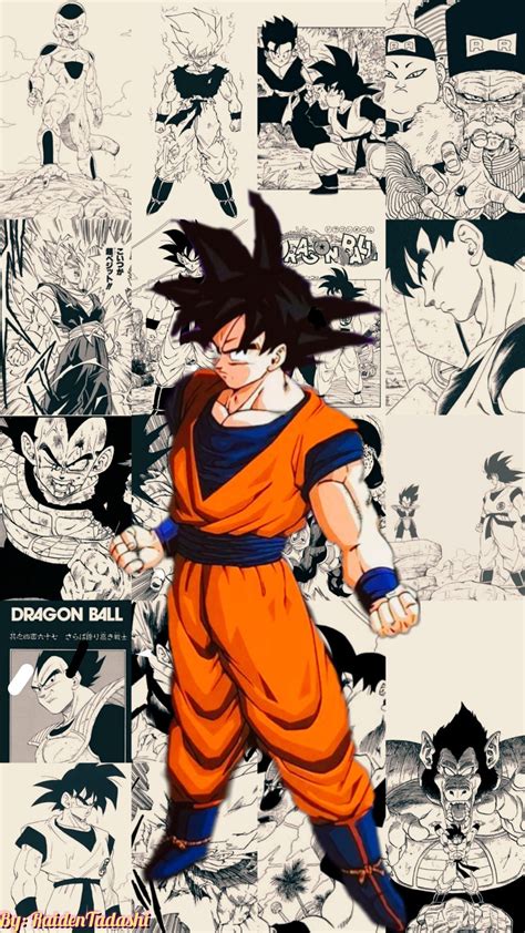 Goku Manga Wallpapers Wallpaper Cave