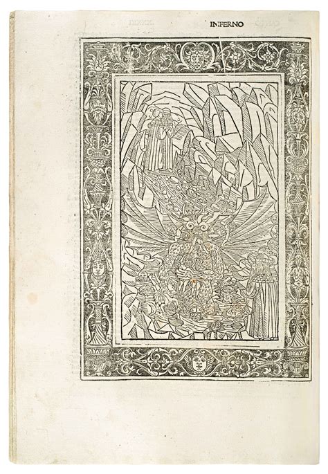 First Brescia Edition Of The Divine Comedy Dantes Major Work