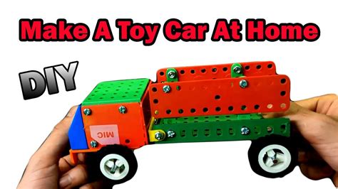 How To Make A Toy Car At Home Diy Toy Car Youtube