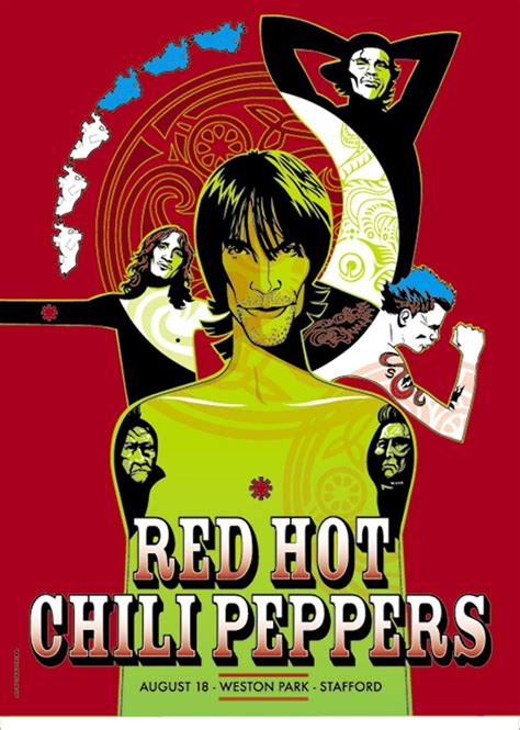 New Foo Fighters Benefit Poster And Red Hot Chili Peppers Poster Red