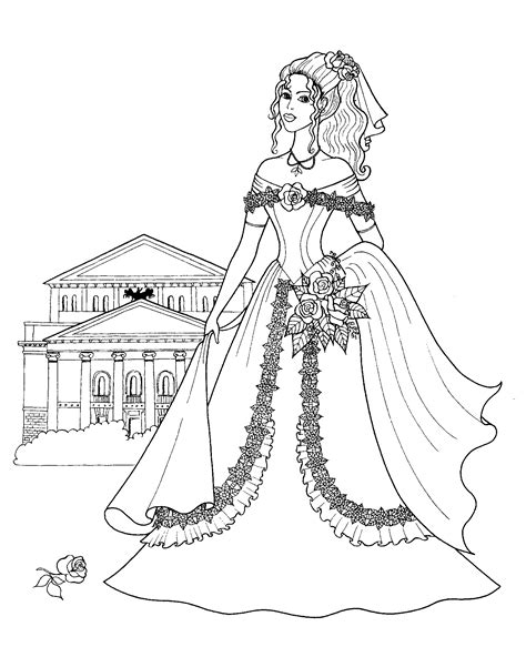 Fashion Coloring Pages For Girls Printable Coloring Home