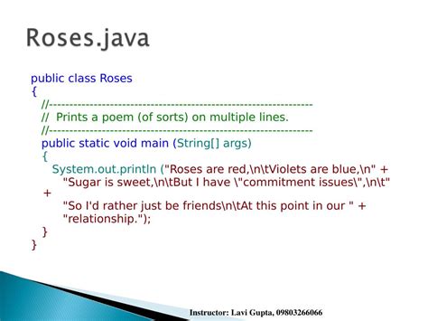 Many programming languages support a concept called escape sequence. PPT - Learn Java - Java Tutorial for Beginners - Java Tutorial PowerPoint Presentation - ID:7464590