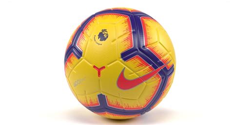 Although the premier league season has only recently ended, nike has unveiled the official match ball that will be used throughout the 2020/21 season. 3D Nike Merlin Premier League Winter Ball | CGTrader
