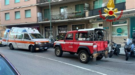 Incendio In Casa In Via Napoli A Fuoco Elettrodomestico Anziana In