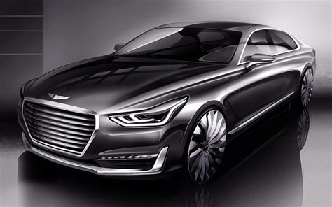 Genesis G90 Shows Off Hyundai Luxury Brands Design Style 12