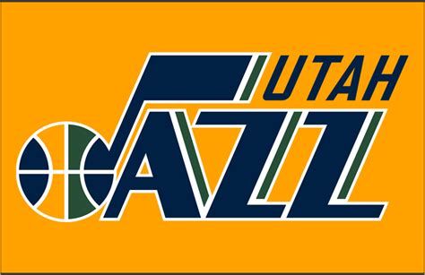 Utah jazz logo by unknown author license: Utah Jazz Primary Dark Logo - National Basketball Association (NBA) - Chris Creamer's Sports ...