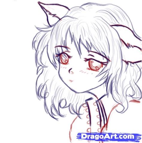 Step 4. How to Draw a Cute Anime Face