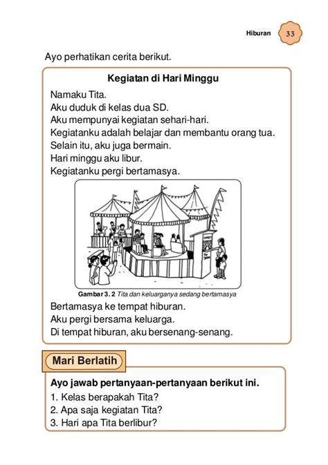 Soal Kelas 1 Sd Bahasa Indonesia Ruang Ilmu