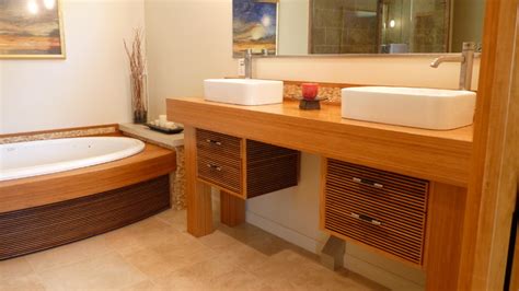 Asian Style Bathroom Cabinets