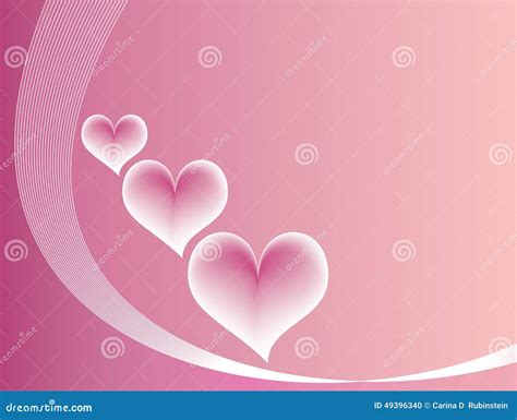 Pink Love Background Stock Vector Illustration Of Style 49396340