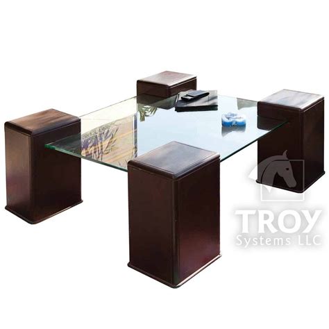 Square Glass Table Top 34 Inch Custom Annealed Clear Tempered Â¼ Thick Glass With Flat Polished