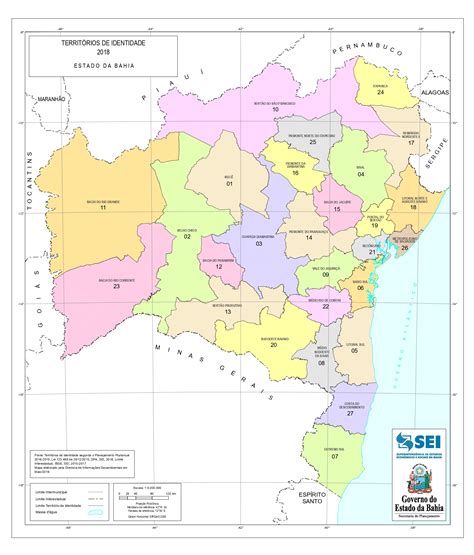Mapa Da Bahia Todas As Cidades Político Rodoviário Sul Da Bahia