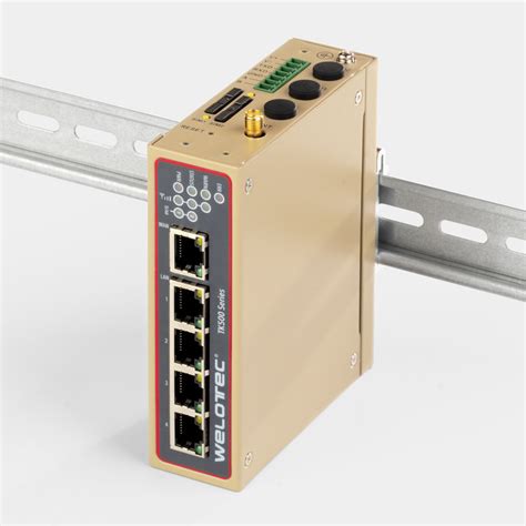 Industrial Router For Din Rail Mounting With G G Or Wifi Welotec