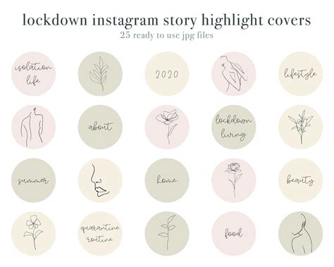 Instagram Stories Neutral Instagram Story Covers Beige Lifestyle