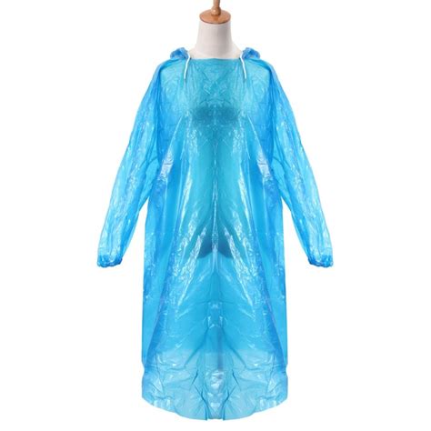 Unisex Rainwear 4 Colors Disposable Rain Cover Adult Emergency