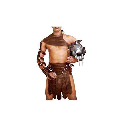 Men Genuine Brown Leather Roman Gladiator Kilt Heavy Duty Etsy Kilt Leather Kilt Leather Men