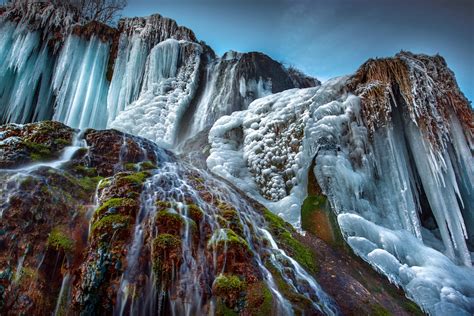 Ice Nature Waterfall Winter Wallpaper Resolution2000x1335 Id