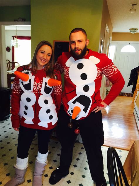 Couple Ugly Sweaters Christmas Couple Outfits
