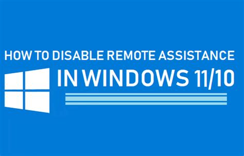 Find Out How To Disable Distant Help In Home Windows 1110 Mundobytes