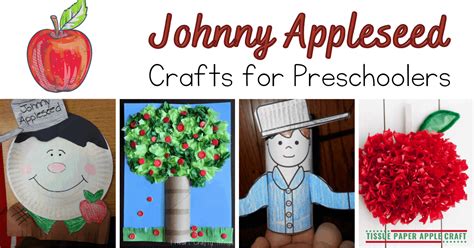 Adorable Johnny Appleseed Crafts For Preschoolers