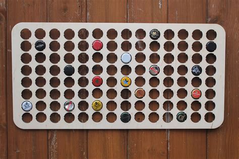 112 Bottle Cap Display Map Beer Cap Collection Etsy