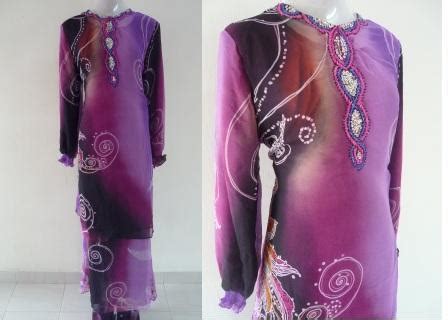 Kain cotton sulam plain (lembut). cantikblouse: BAJU KURUNG MODEN CORAK BATIK MAYA PROMOTION ...