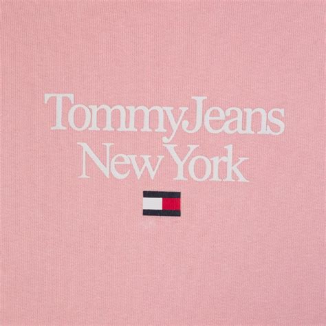 Tommy Jeans Pink Boxy Fit New York Sweatshirt