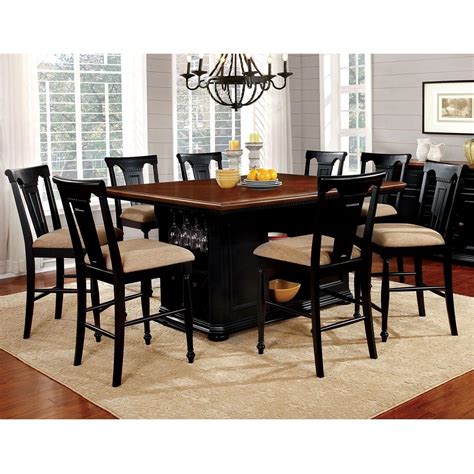 9 Piece Counter Height Dining Table Set Coaster Milton 9 Piece Marble