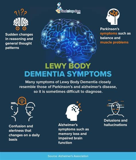 Lewy Body Dementia Symptoms Infographic