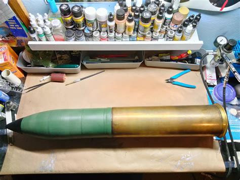 Printed A 105mm Howitzer Shell Needs Some Improvements And Maybe A
