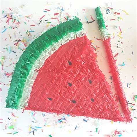 Watermelon Pinata — Pinyatay Pinata Rainbow Pinata How To Make Notes