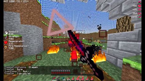 Minecraft 1 Potpvp Slaying Noobs Youtube