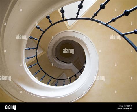 Spiral Staircase Inside A Church Element Of A Building Stock Photo Alamy