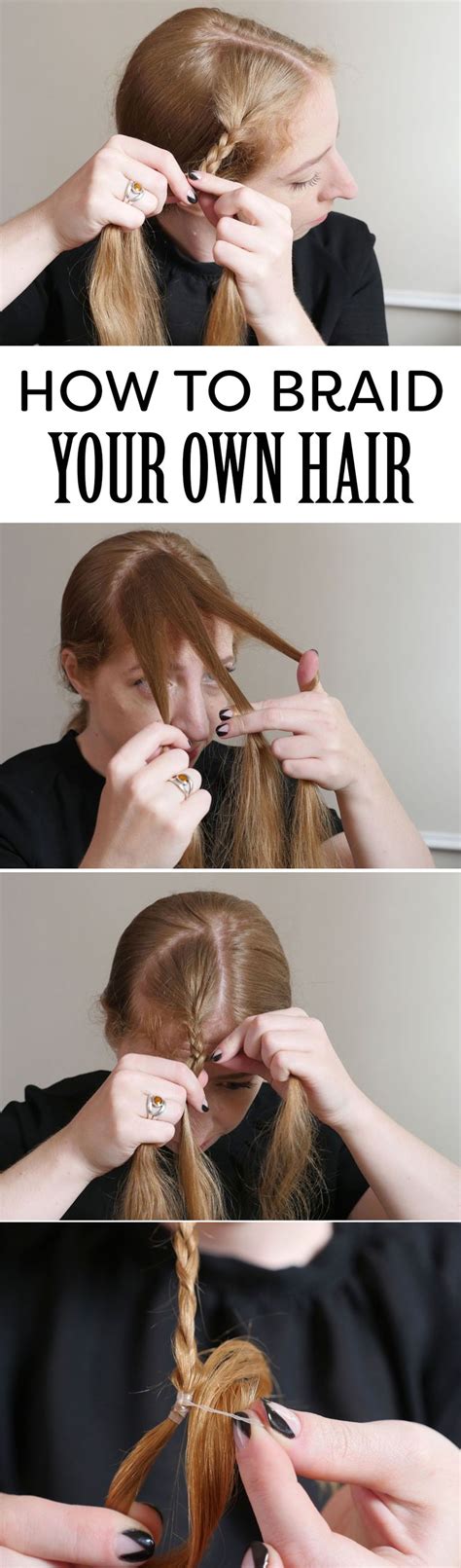 How to braid your own hair with extensions for beginners. 25+ bästa How to braid your own hair short idéerna på Pinterest | Enkla frisyrer och Inbakade flätor