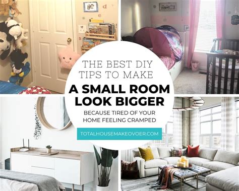 how to make a small room look so much bigger 25 secrets total house makeover