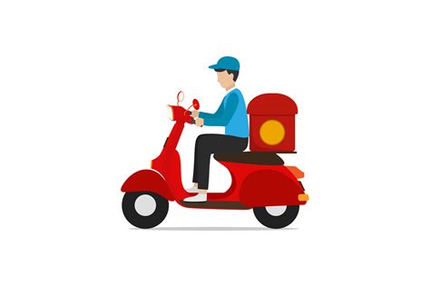 delivery motorcycle mockups motorcycle  life